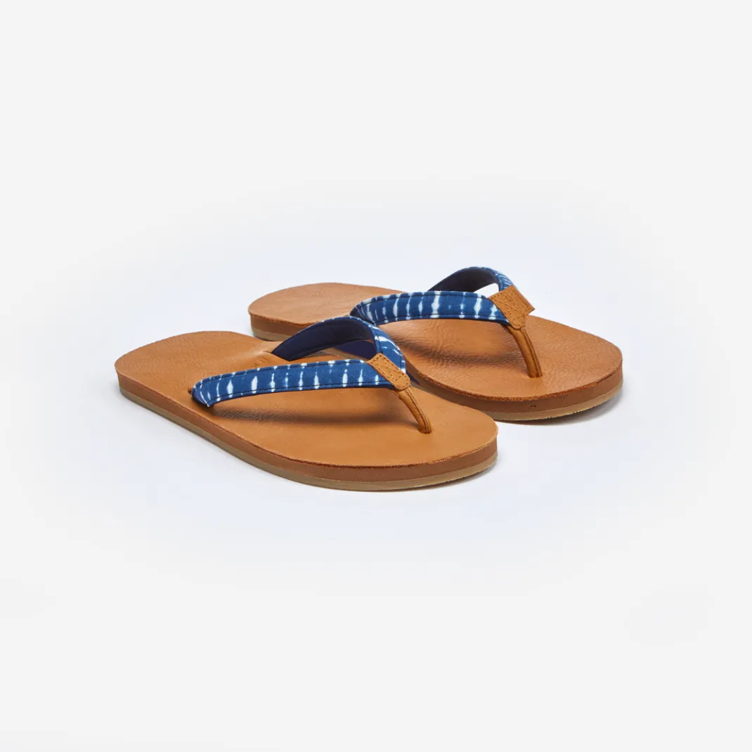 Shibori Flip Flops