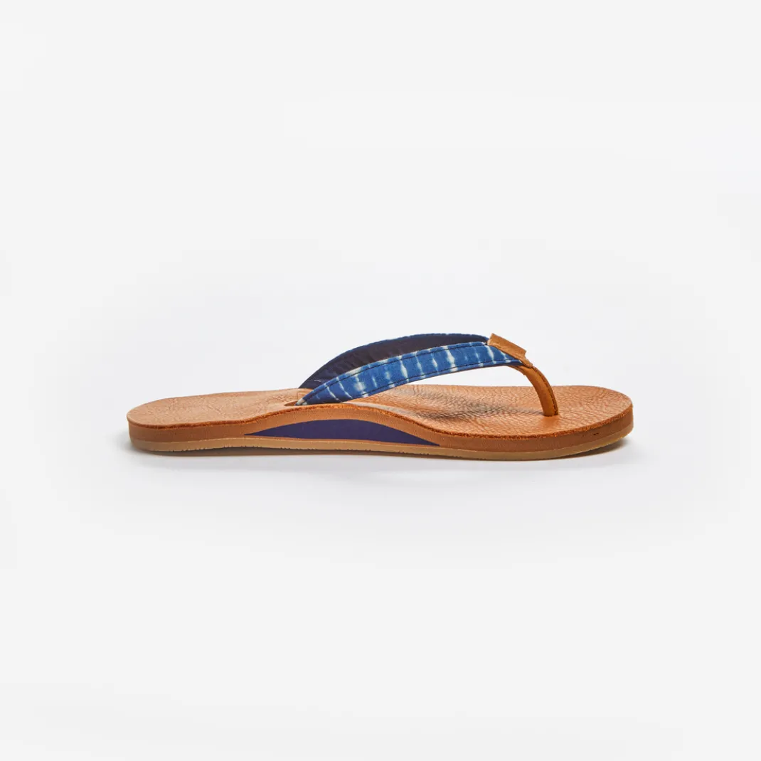 Shibori Flip Flops