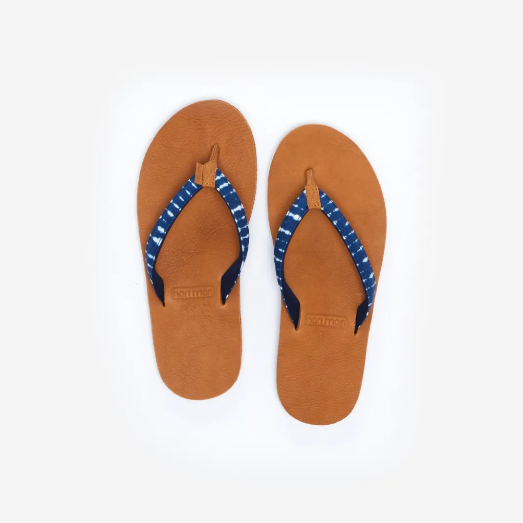 Shibori Flip Flops